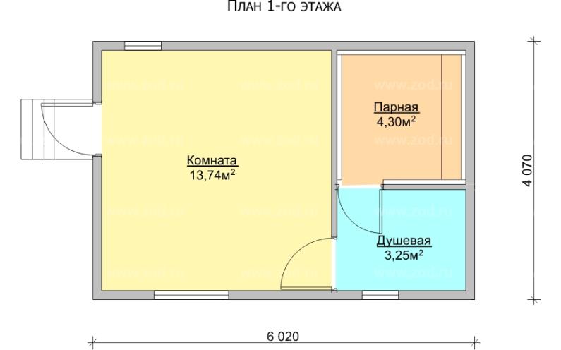 Баня 4.0x6.0